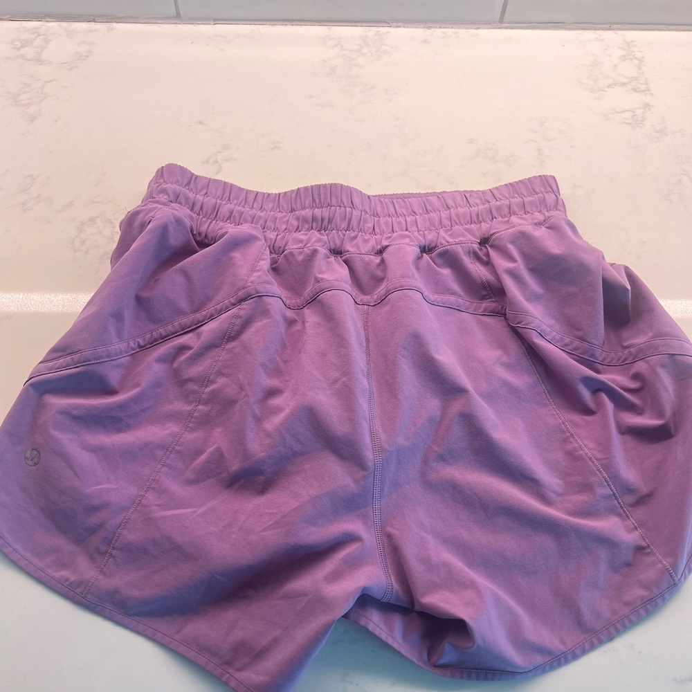 Lululemon 5” tracker shorts size 10 purple